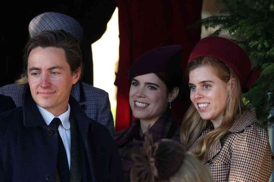 Daughters of King Charles' brother Andrew join royals for Christmas service