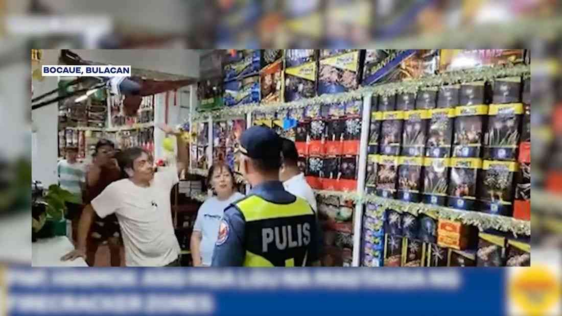 PNP calls on LGUs to set up firecracker zones ahead of holidays