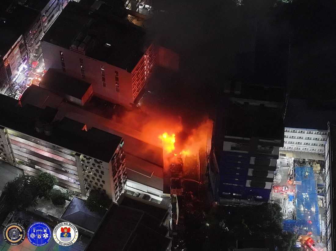 Fire hits residential area in Tondo, Manila
