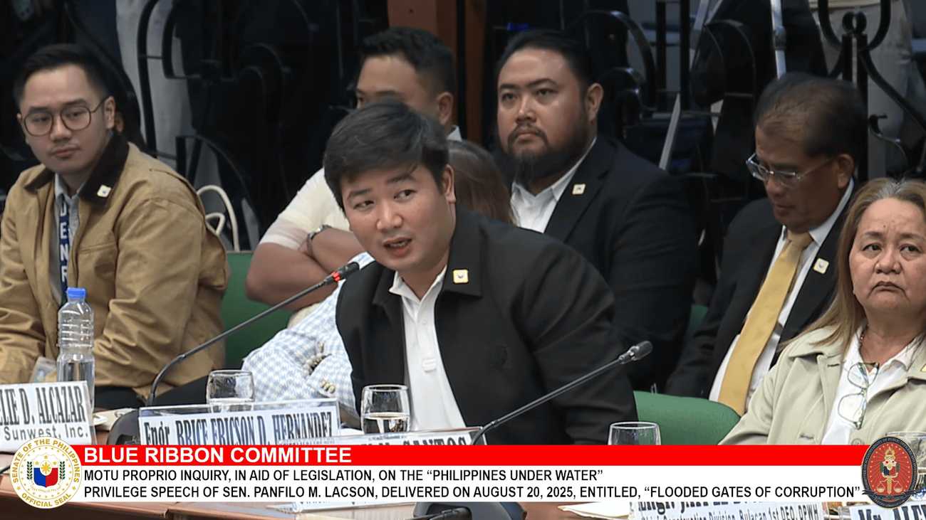 Ex-Bulacan DPWH Engineer Brice Hernandez cited in contempt over casino funds, fake ID allegations