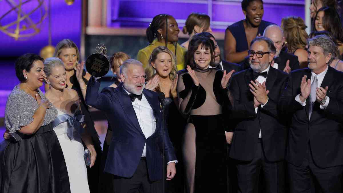 Hollywood celebrates 'The Pitt' and 'The Studio' at TV's Emmy Awards