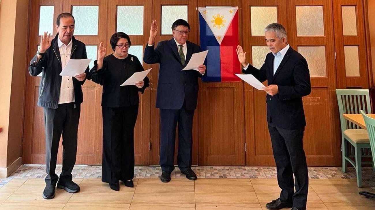 Members of the Independent Commission for Infrastructure formally take oath