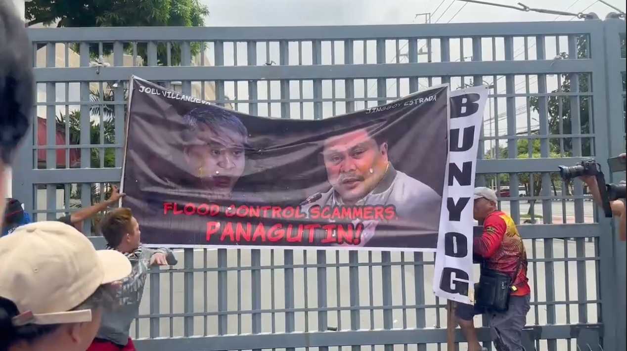 Protesters storm Senate gates amid flood control corruption