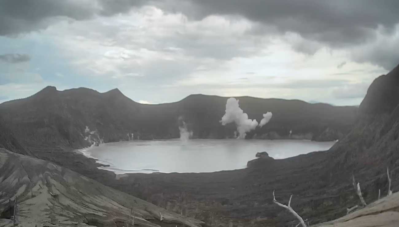 Taal Volcano records minor phreatic eruption