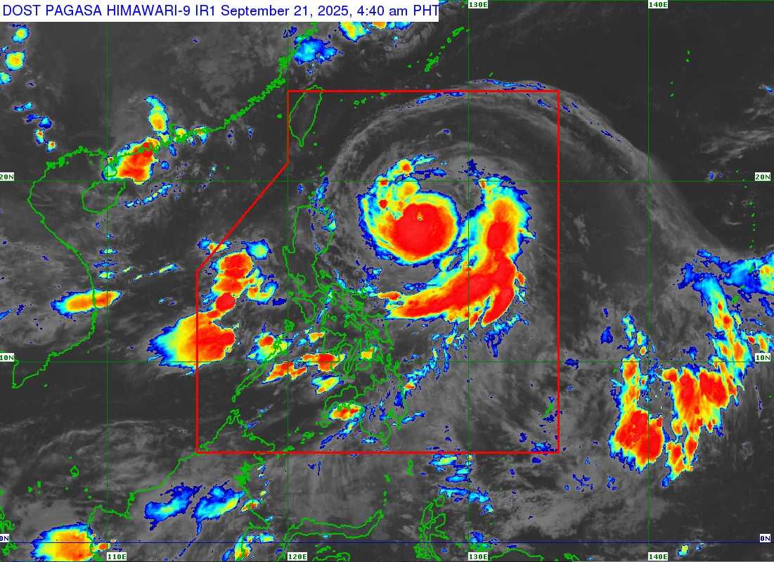 Typhoon Nando rapidly intensifies; 6 areas now under Signal No. 2