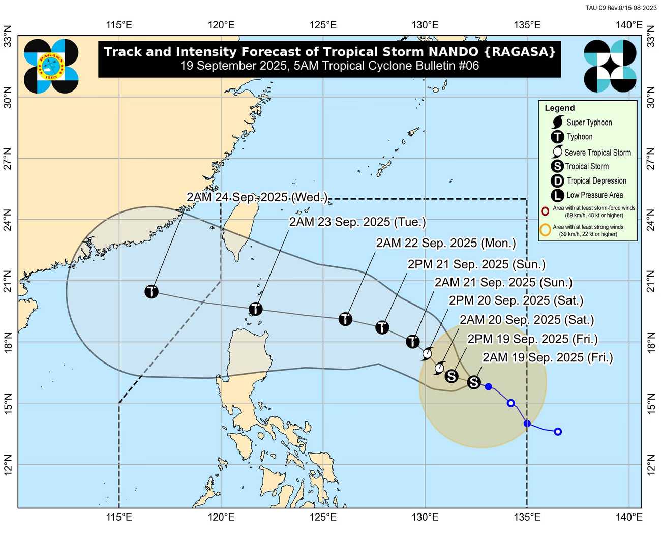 Typhoon #NandoPH intensifies; may strengthen into super typhoon
