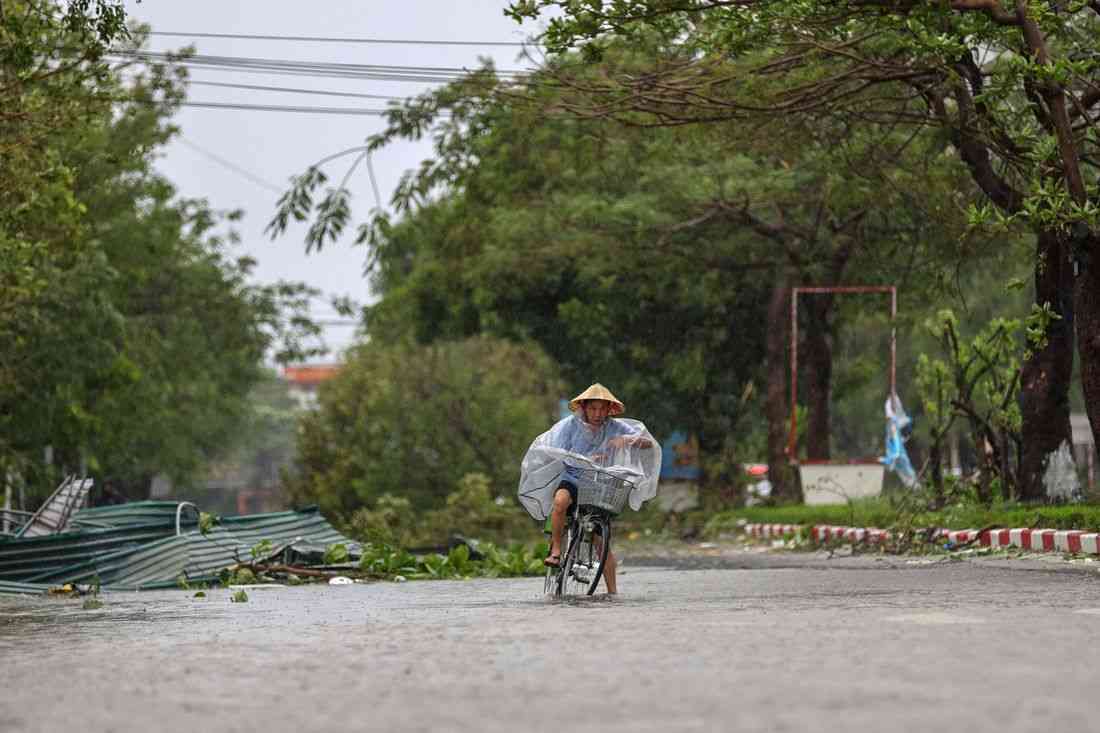 Eight dead and 17 missing as Typhoon Bualoi hits Vietnam