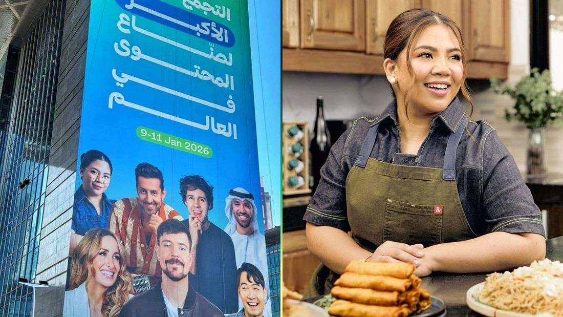 Filipina influencer “Lumpia Queen” Abi Marquez graces Dubai billboard with top global creators