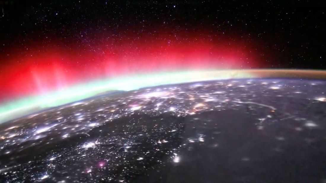 Four space station crewmates, one ailing, begin emergency return flight