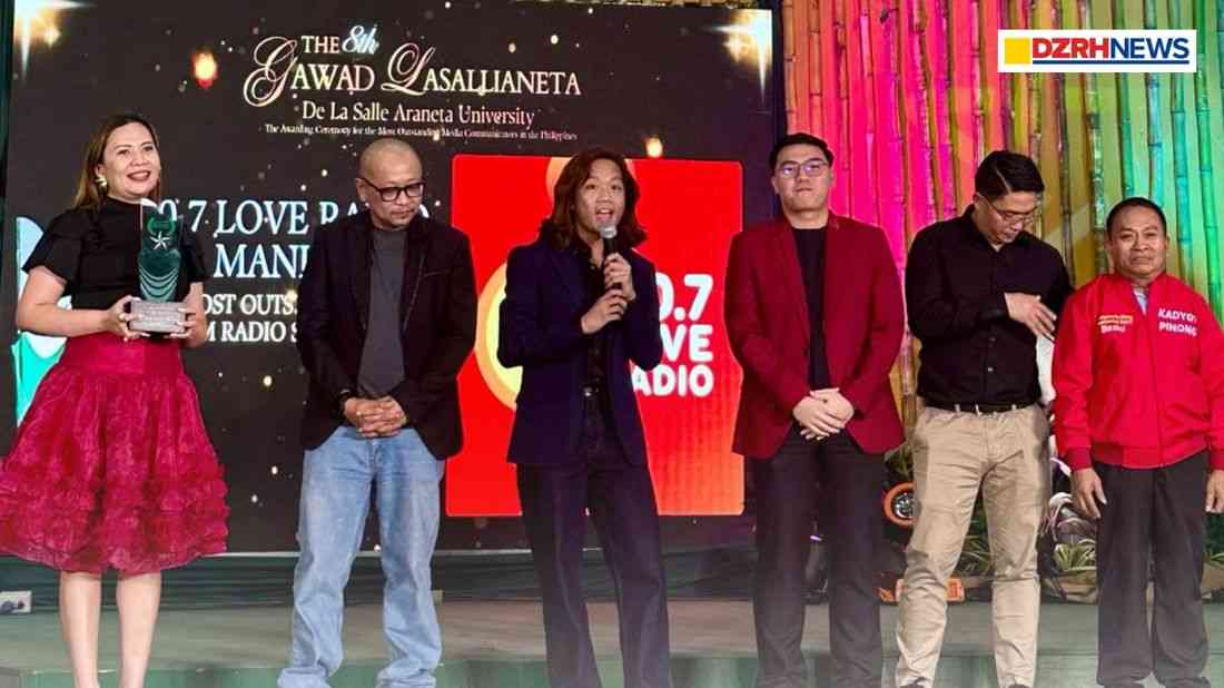 90.7 Love Radio Manila named ‘Most Outstanding FM Radio Station’ at 8th Gawad Lasallianeta