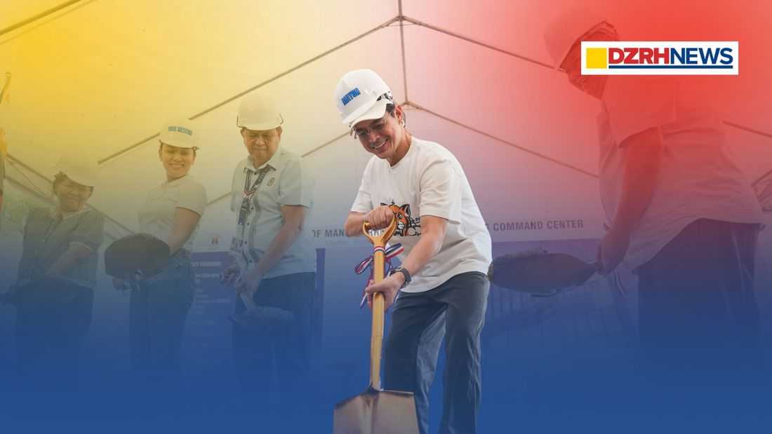Mayor Isko Moreno leads groundbreaking of Manila flood monitoring command center