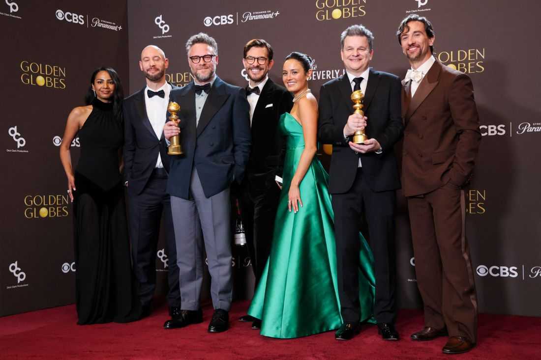 'The Pitt' and 'The Studio' win top TV honors at Golden Globes