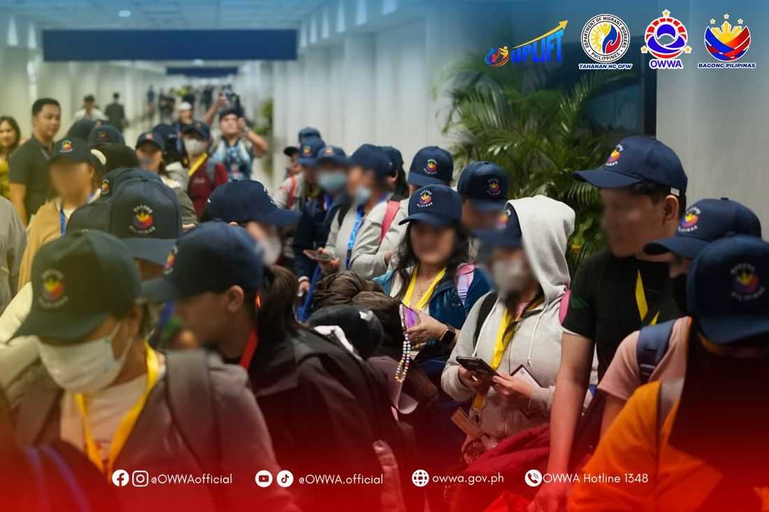 40 more OFWs from Riyadh safely return to Philippines