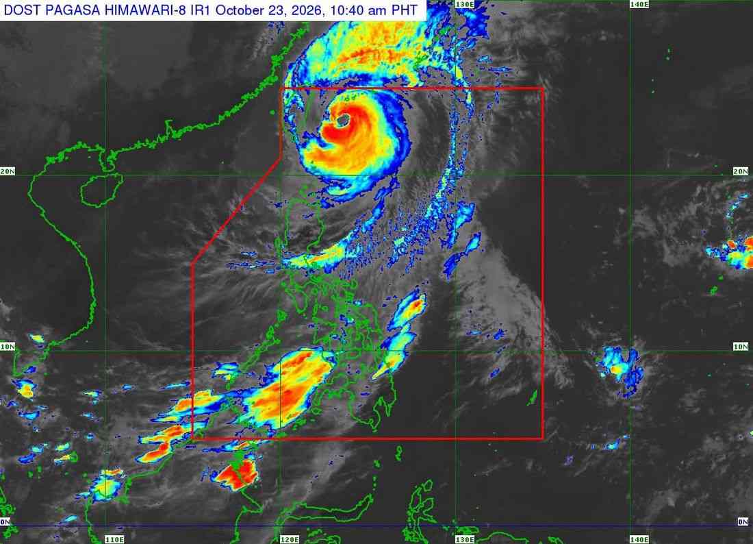 Typhoon Rosal to exit PAR by Saturday morning as it weakens