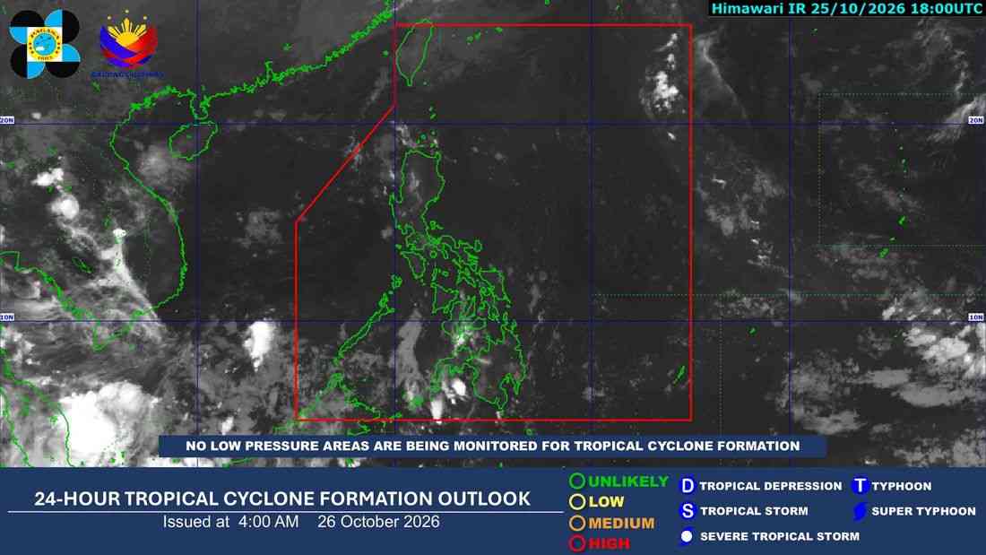 ITCZ brings rains, thunderstorms to parts of Mindanao — PAGASA