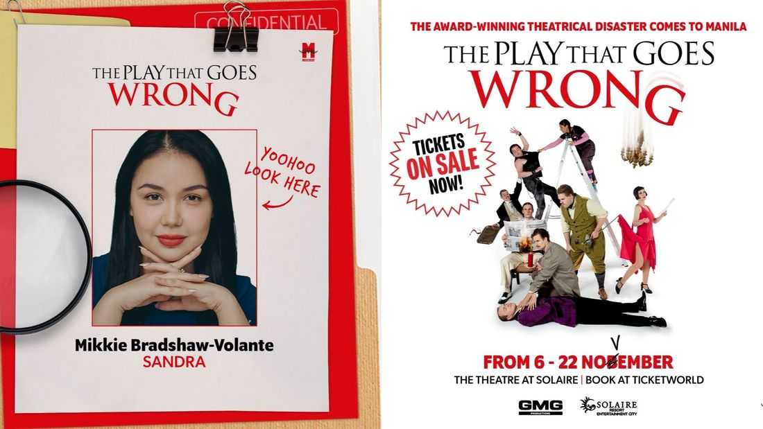 Mikkie Bradshaw-Volante stars in ‘The Play That Goes Wrong’ Manila run