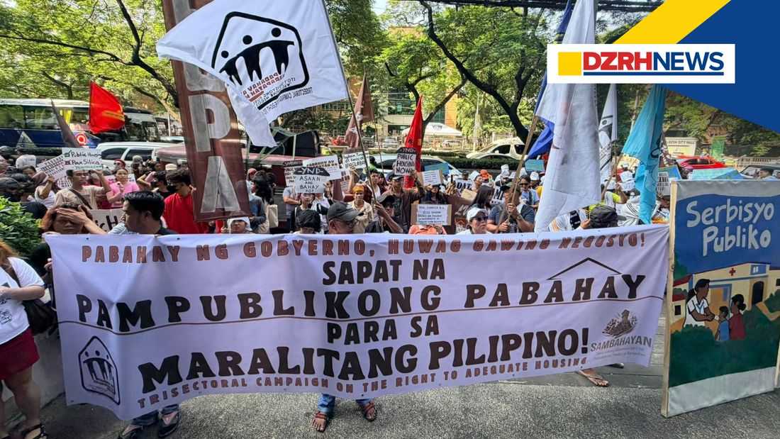 Urban poor groups protest NHA charter on World Habitat Day