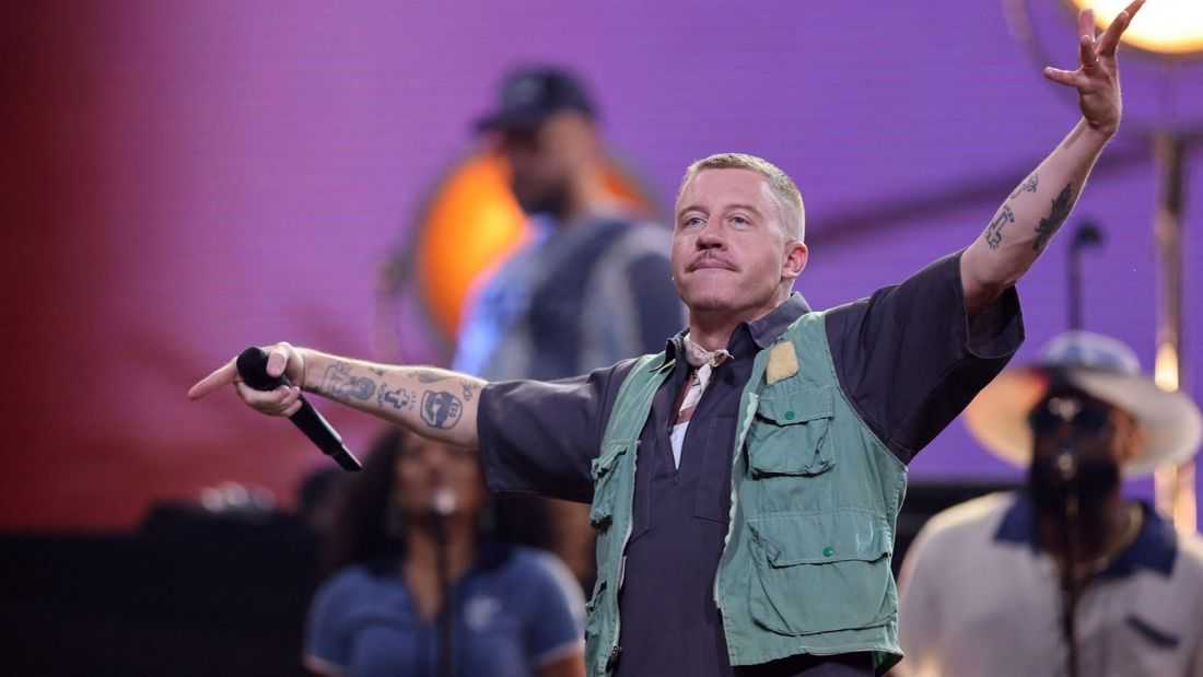 Macklemore vows to fight until 'last breath' at opening of 'Free Palestine' tour