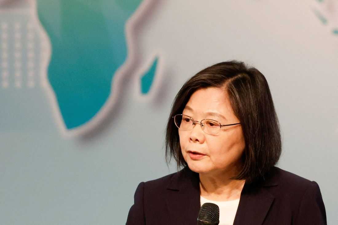 Former Taiwan President Tsai tells US audience of 'sustained' Chinese pressure