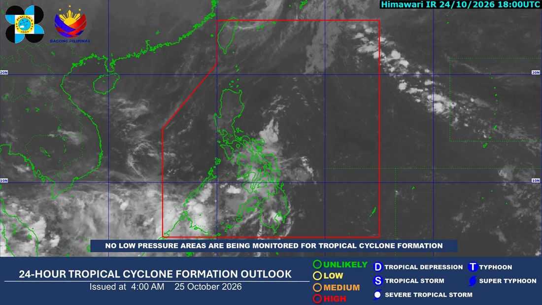 ITCZ brings rains, thunderstorms to parts of Visayas, Mindanao, Bicol, Palawan