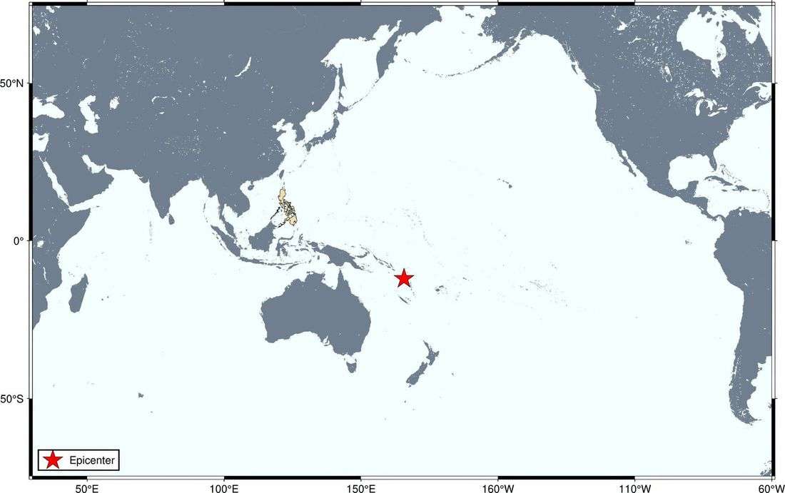 No tsunami threat to PH after magnitude 7.2 quake in Vanuatu — PHIVOLCS