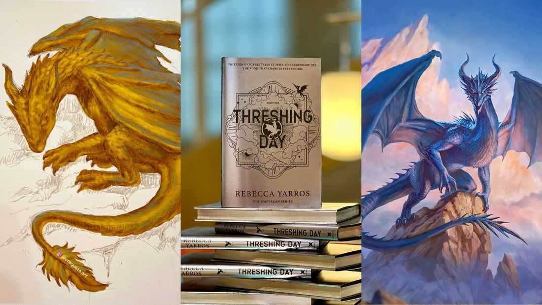 Filipino artist illustrates dragons in Rebecca Yarros’ Empyrean novella ‘Threshing Day’