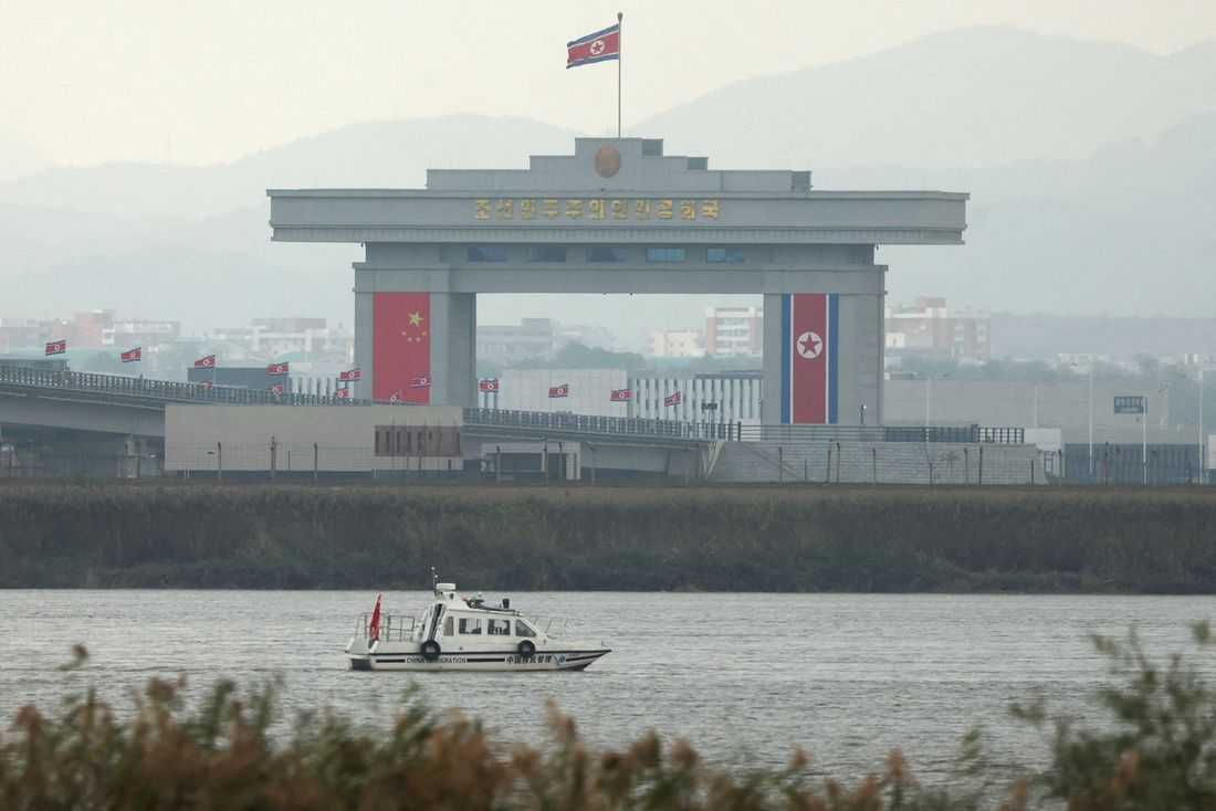 North Korea's Kim crosses new bridge into China as trade ties warm