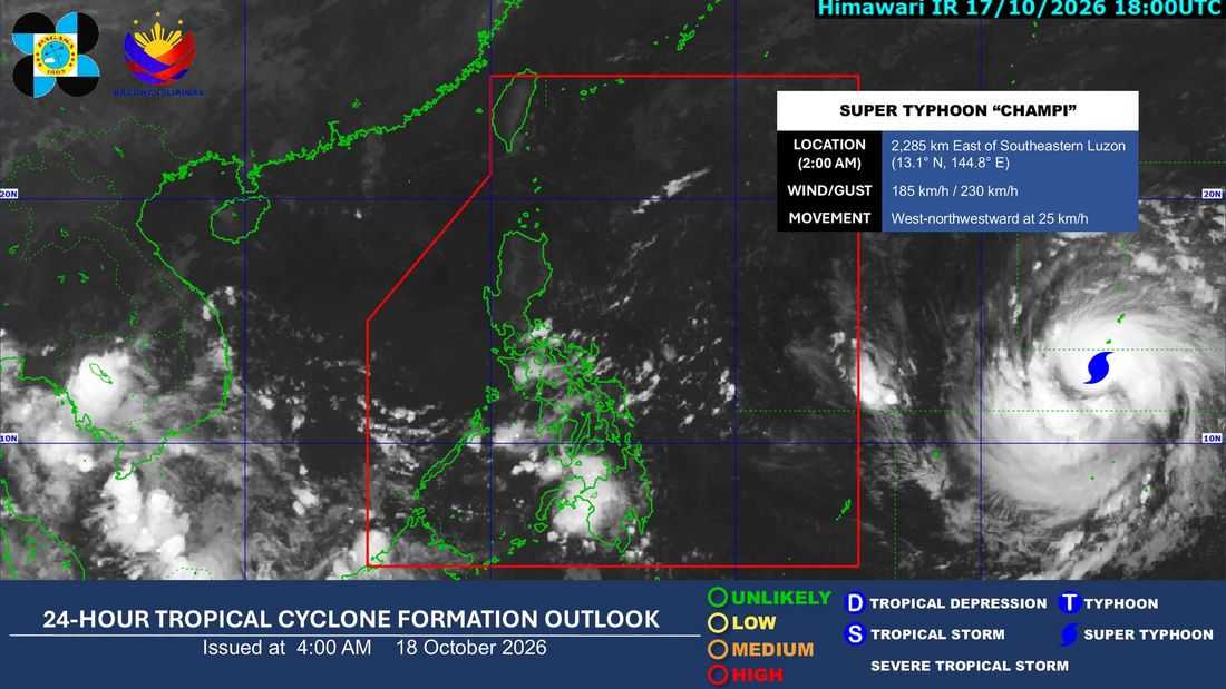 Rains, thunderstorms expected in parts of Mindanao, Palawan, Quezon