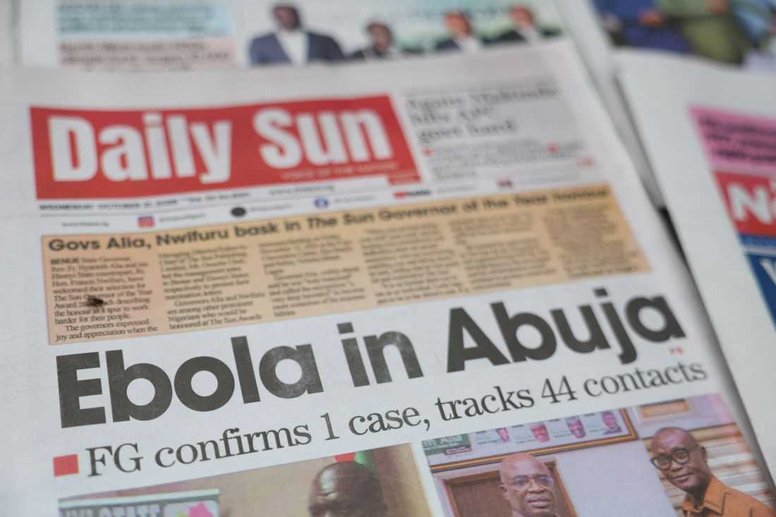 Nigeria reports Ebola case as outbreak reaches West Africa