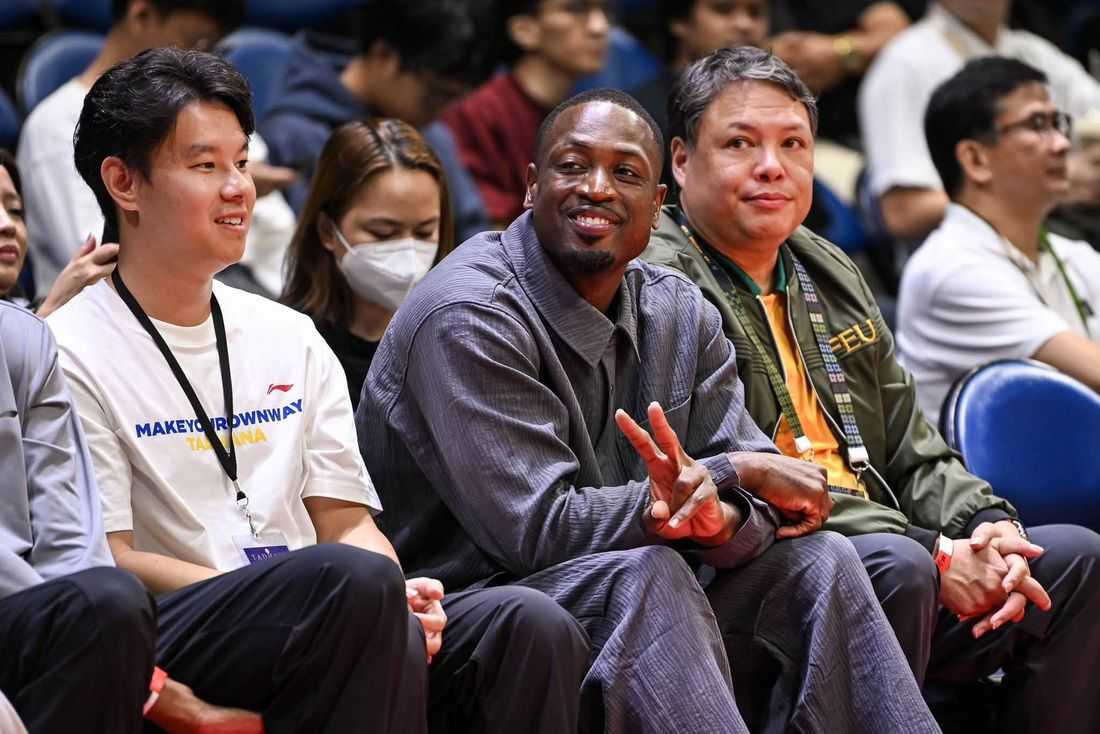 NBA icon Dwyane Wade makes UAAP stop during Manila visit