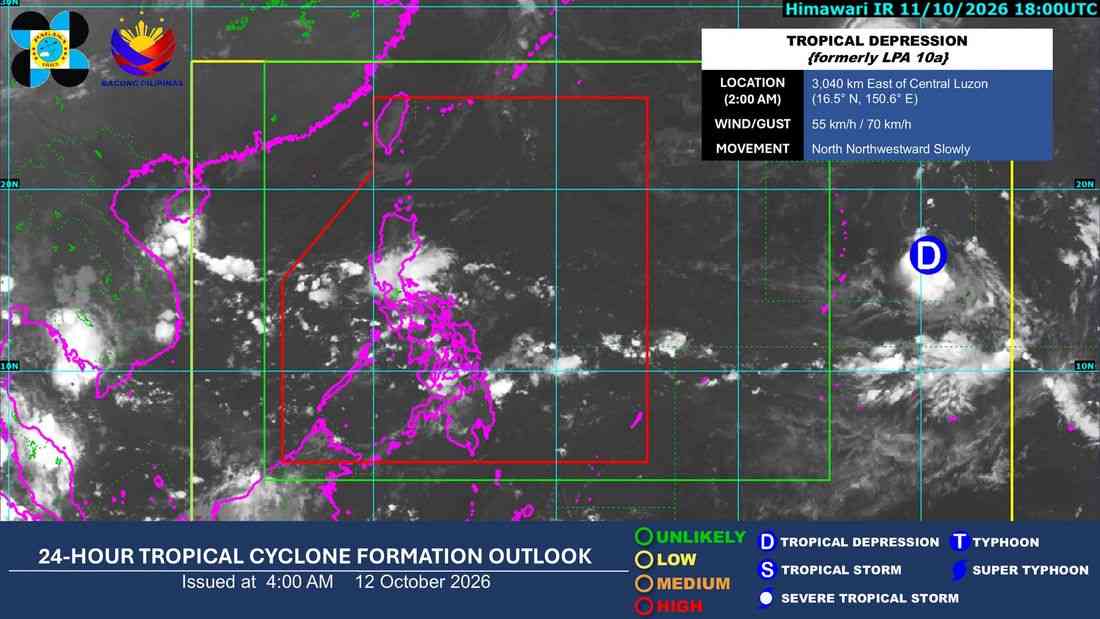 ITCZ, easterlies bring rains, thunderstorms to parts of PH — PAGASA