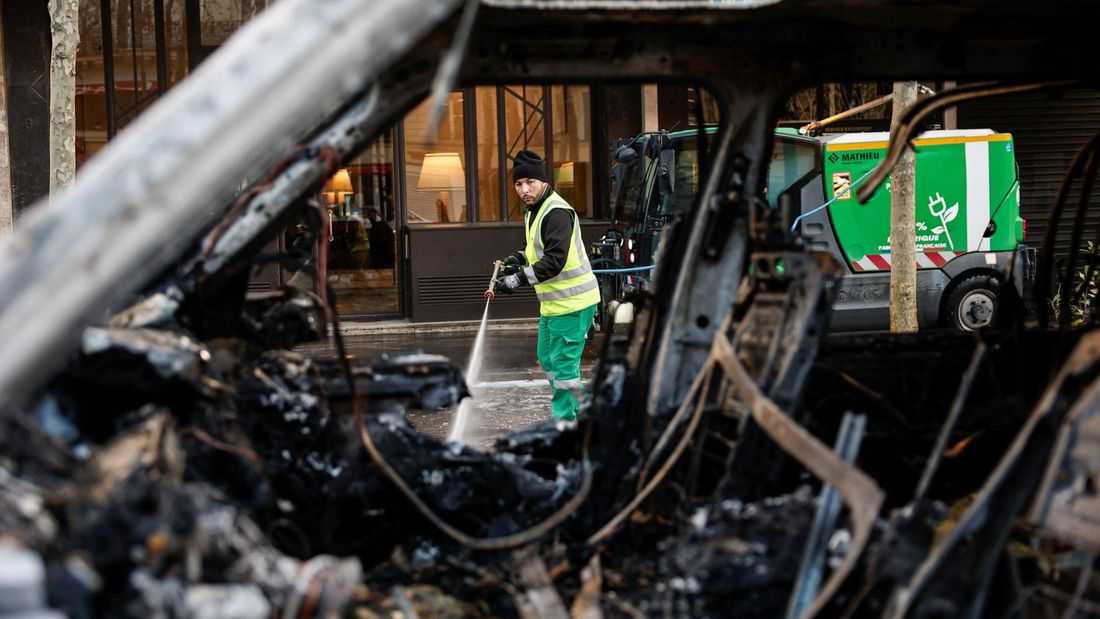 Macron urges calm as France counts the cost of worst unrest in years