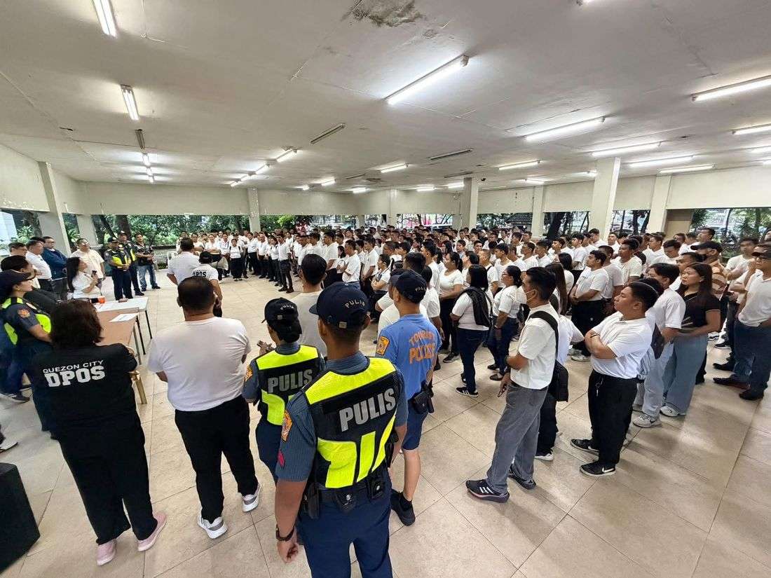 QC gov't assures 300 disbanded Task Force Disiplina personnel of job security
