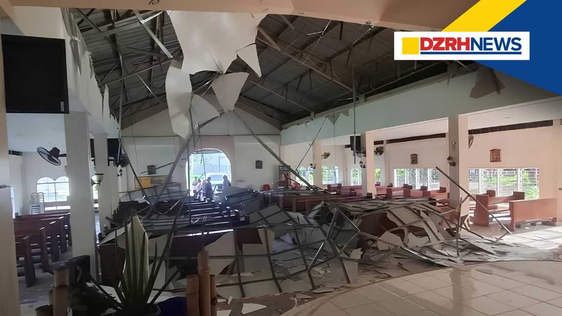 Church ceiling collapses in Maguindanao del Norte; no injuries reported
