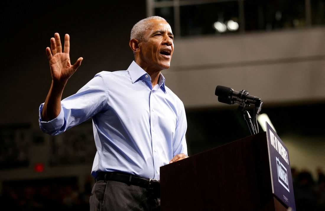 Obama unloads on Trump while stumping for Democrats ahead of midterms