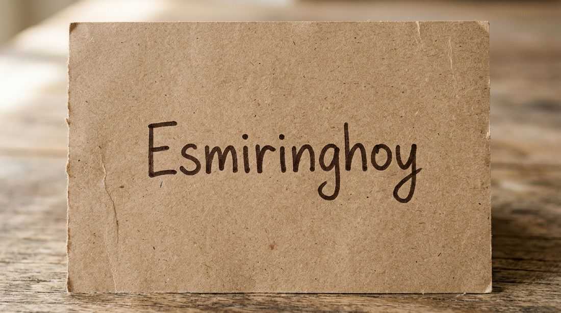 What does ‘Esmiringhoy’ mean?