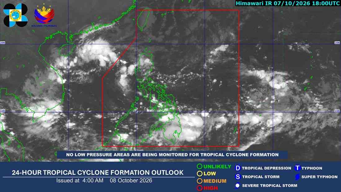 PAGASA: Rains, thunderstorms expected in parts of the country