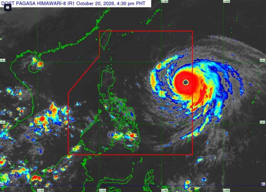 ‘Rosal’ slightly intensifies; Wind Signal No. 1 hoisted in parts of Luzon