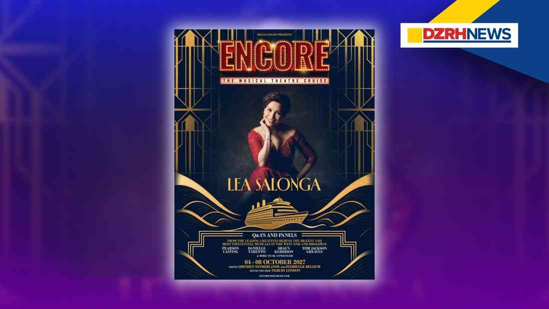 Lea Salonga to headline musical theatre cruise to Netherlands, Belgium in 2027