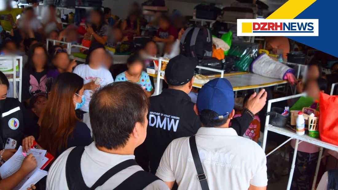 DMW shuts down illegal OFW lodging facility in QC; 160 applicants relocated