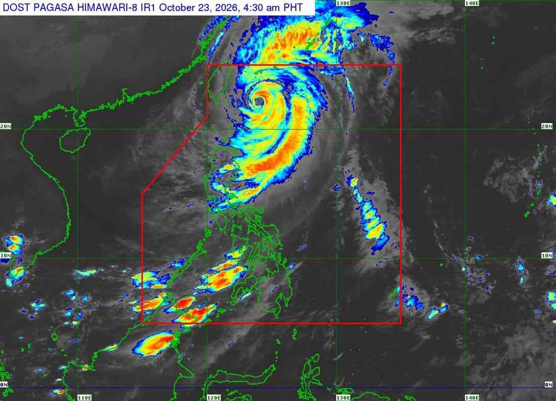 Typhoon Rosal maintains strength, Signal No. 2 remains over Batanes, parts of Babuyan Islands