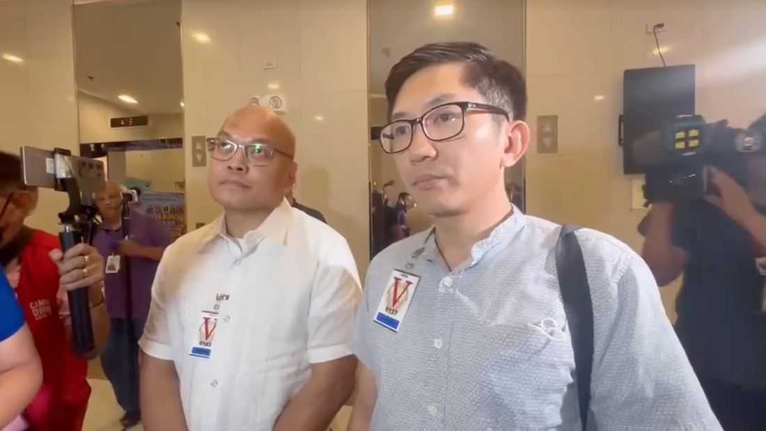 Machong Chismisan host Vivar appears before NBI