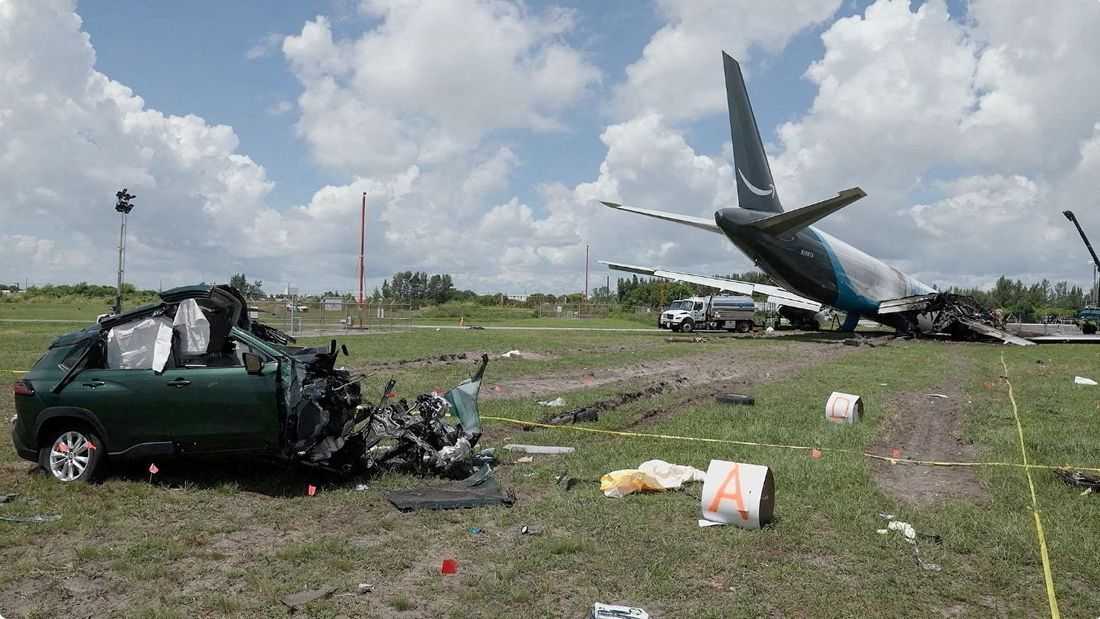 Pilots of crashed Amazon cargo plane were unaware of wind conditions