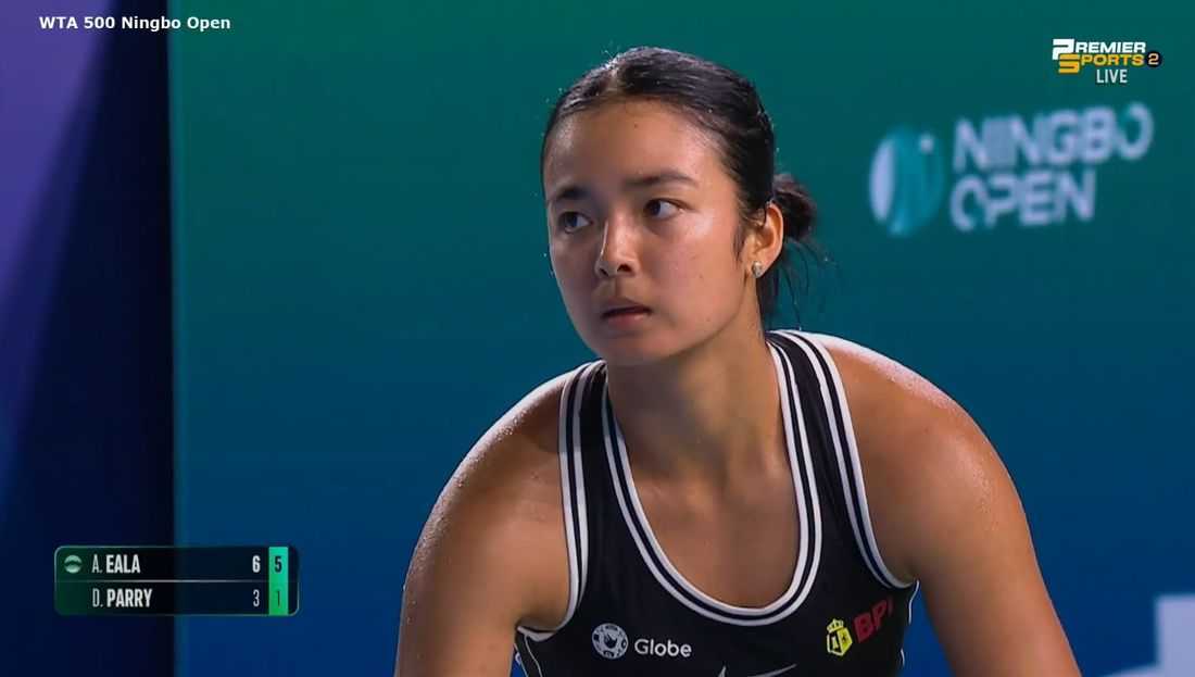 Eala dominates Parry to reach Ningbo Open round of 16
