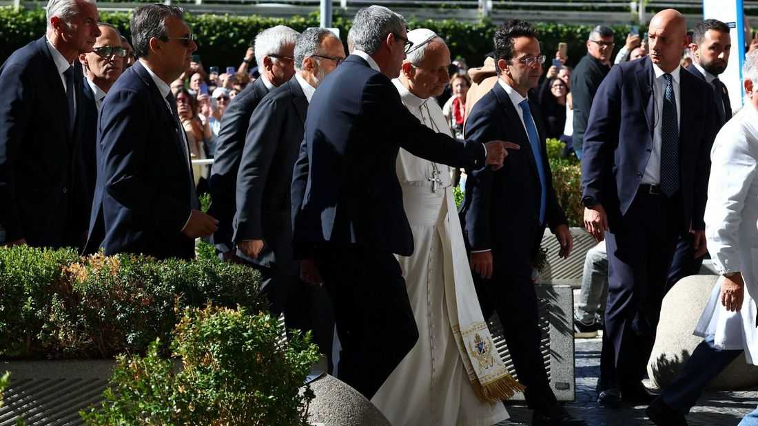 Pope Leo had peaceful night in hospital after lung cancer surgery