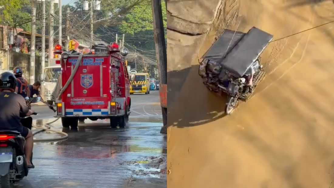 800 households affected as water main breaks in Antipolo’s COGEO area