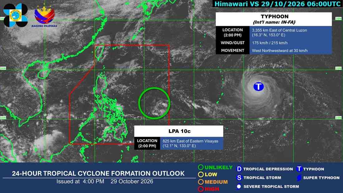 LPA monitored inside PAR – PAGASA