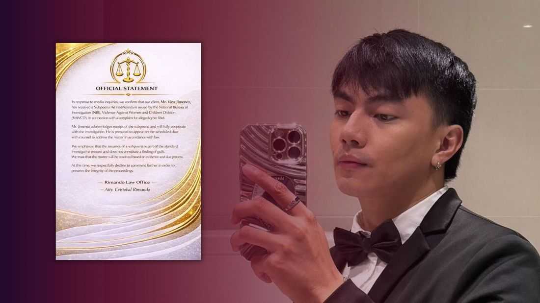 NBI issues subpoena vs content creator Vinz Jimenez in alleged cyber libel case