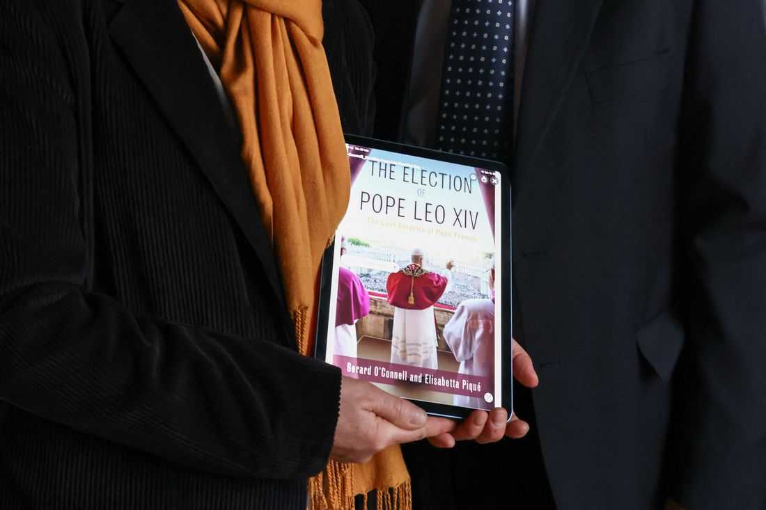 Cardinal found with phone during secret conclave to elect Pope Leo, book says