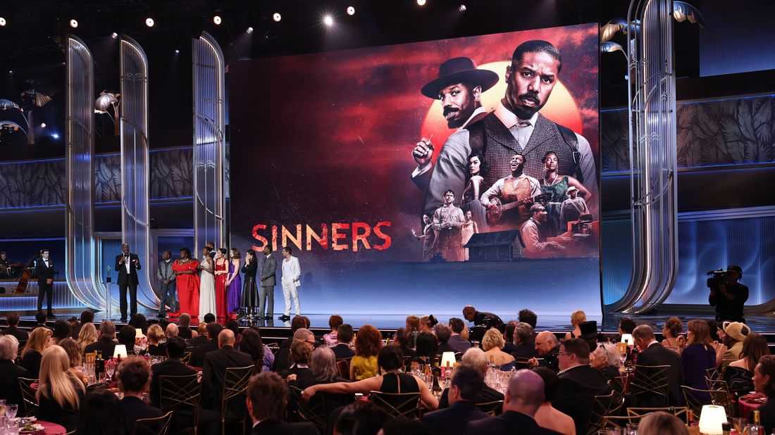 'Sinners' wins top Actor Award, boosting chances at the Oscars